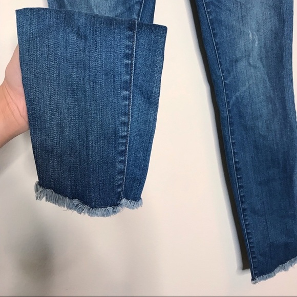 NEW Madewell 10" High-Rise Skinny Jeans Tulip-Hem Edition Blue Size 24 - Picture 7 of 11